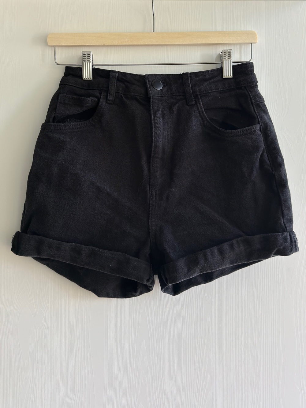 Cotton On High Rise Stretch Black Shorts - US Size 6